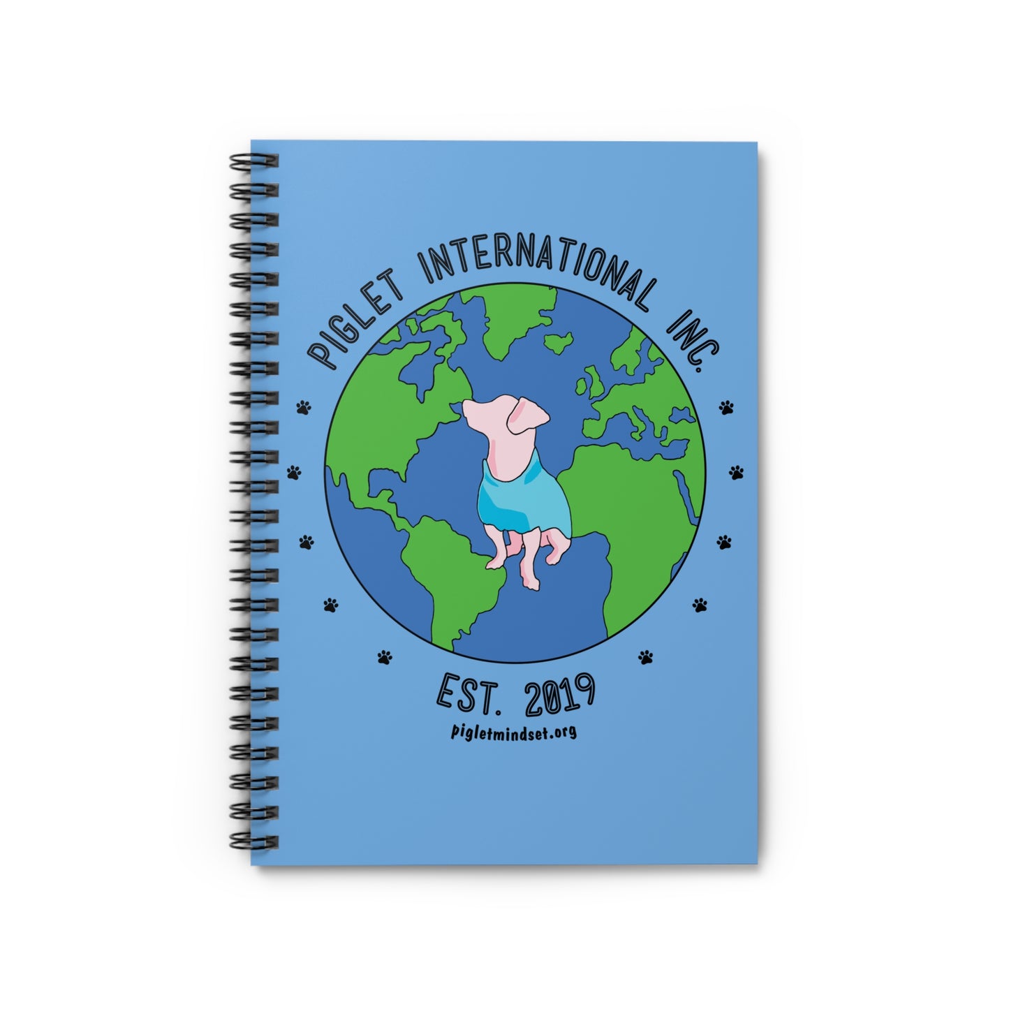 Spiral Notebook - Around the World with Piglet