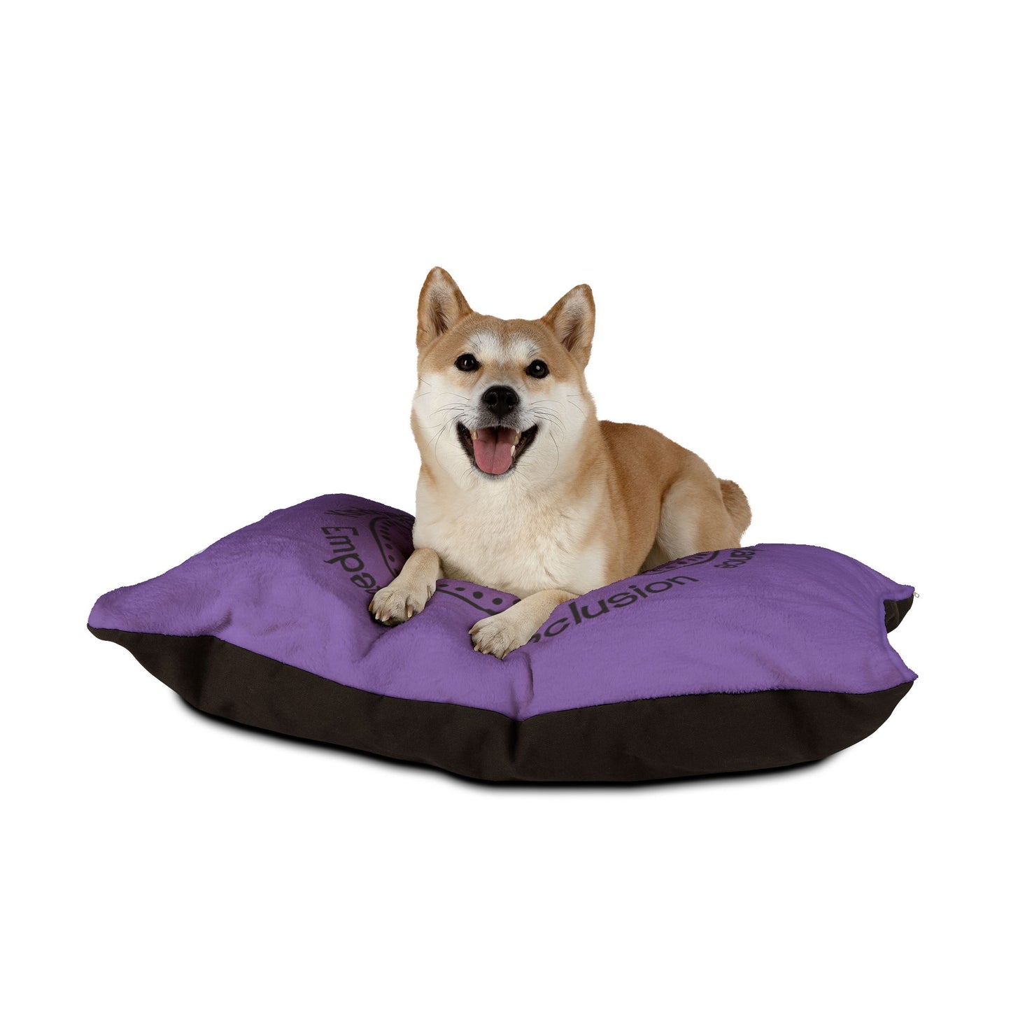 Purple Piglity Soft Velvety Pet Bed