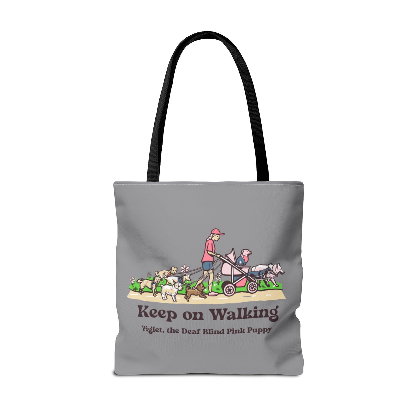 Copy of Piglet West Coast Tour tote bag with Bonus Keep on Walking Design