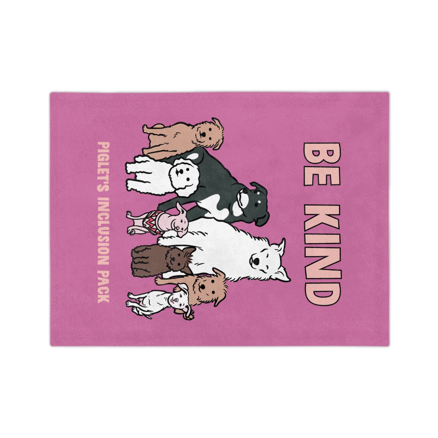 Be Kind with Piglet's Inclusion Pack, Velveteen Microfiber Blanket