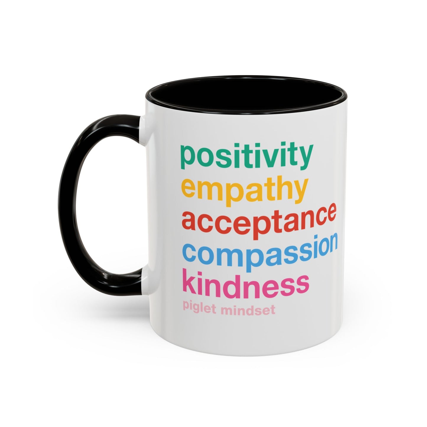 Colorful Piglet the Dog Portrait Mug (11oz & 15oz) — Vibrant Canine Art Coffee Cup