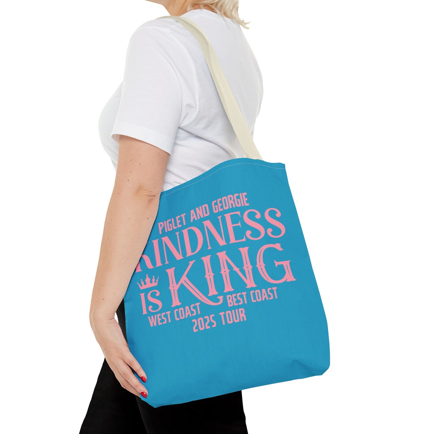 Piglet West Coast Tour tote bag with Bonus Keep on Walking Design