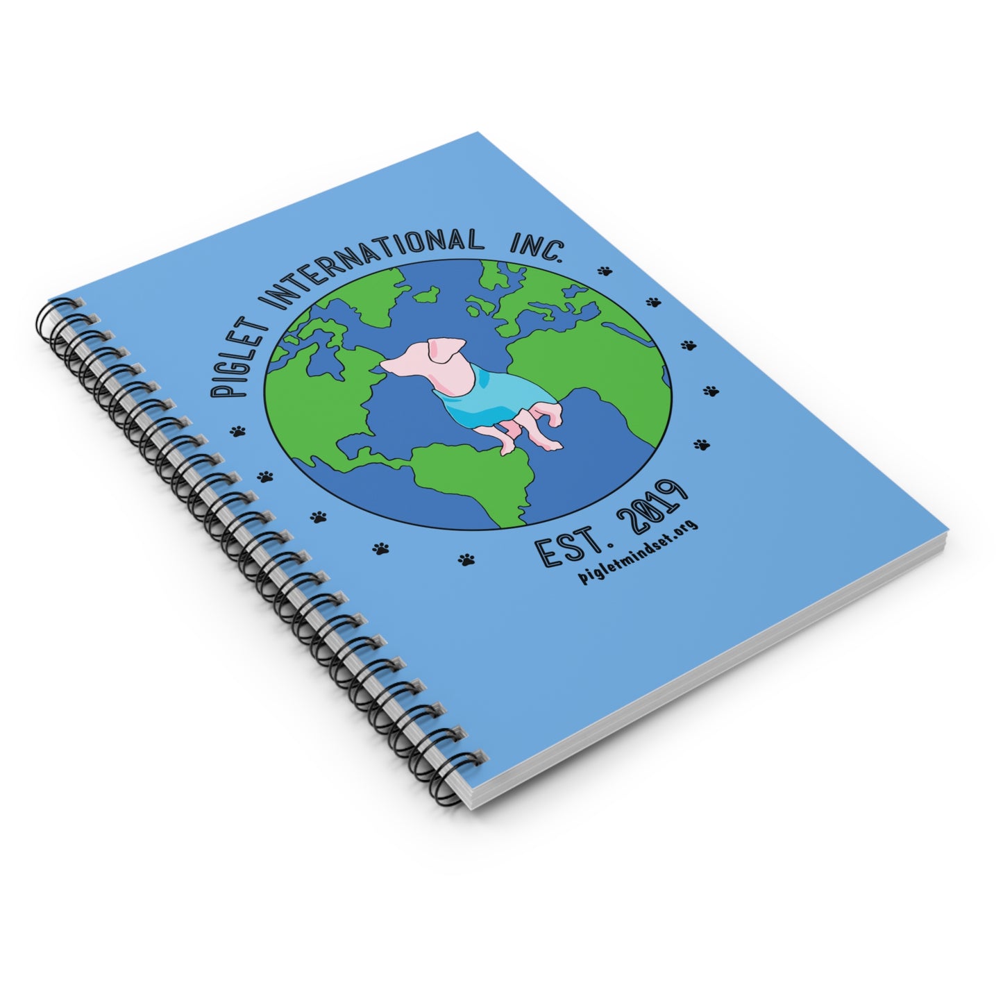 Spiral Notebook - Around the World with Piglet