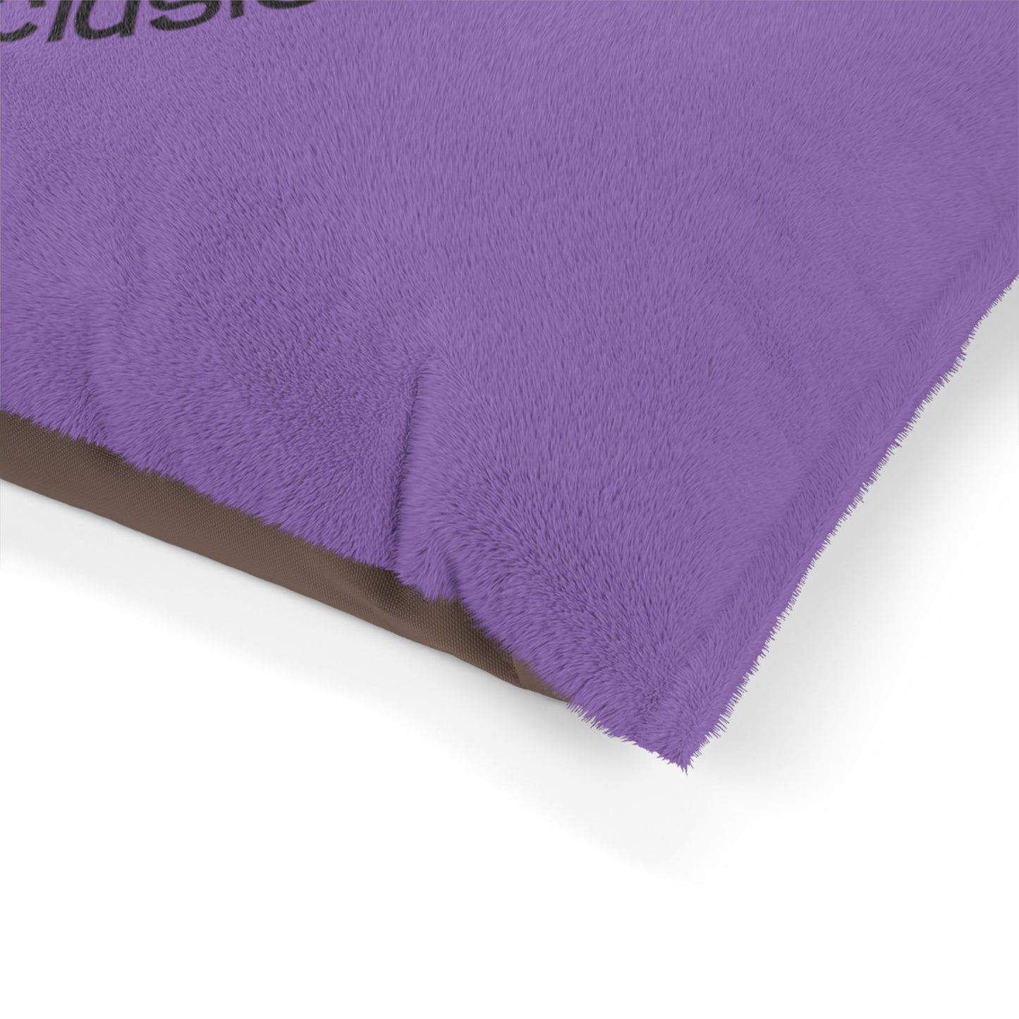 Purple Piglity Soft Velvety Pet Bed