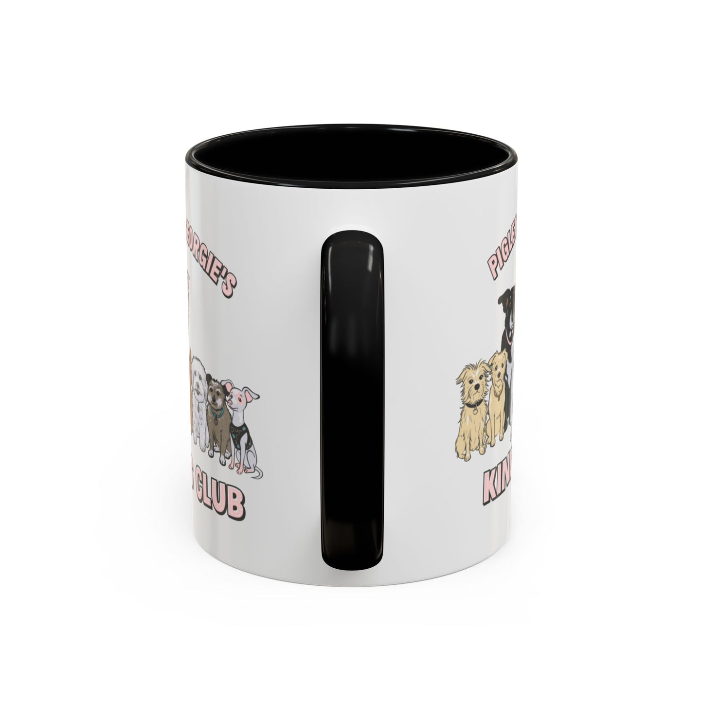 Piglet and Georgie's Kindness Club Accent Coffee Mug (11, 15oz)