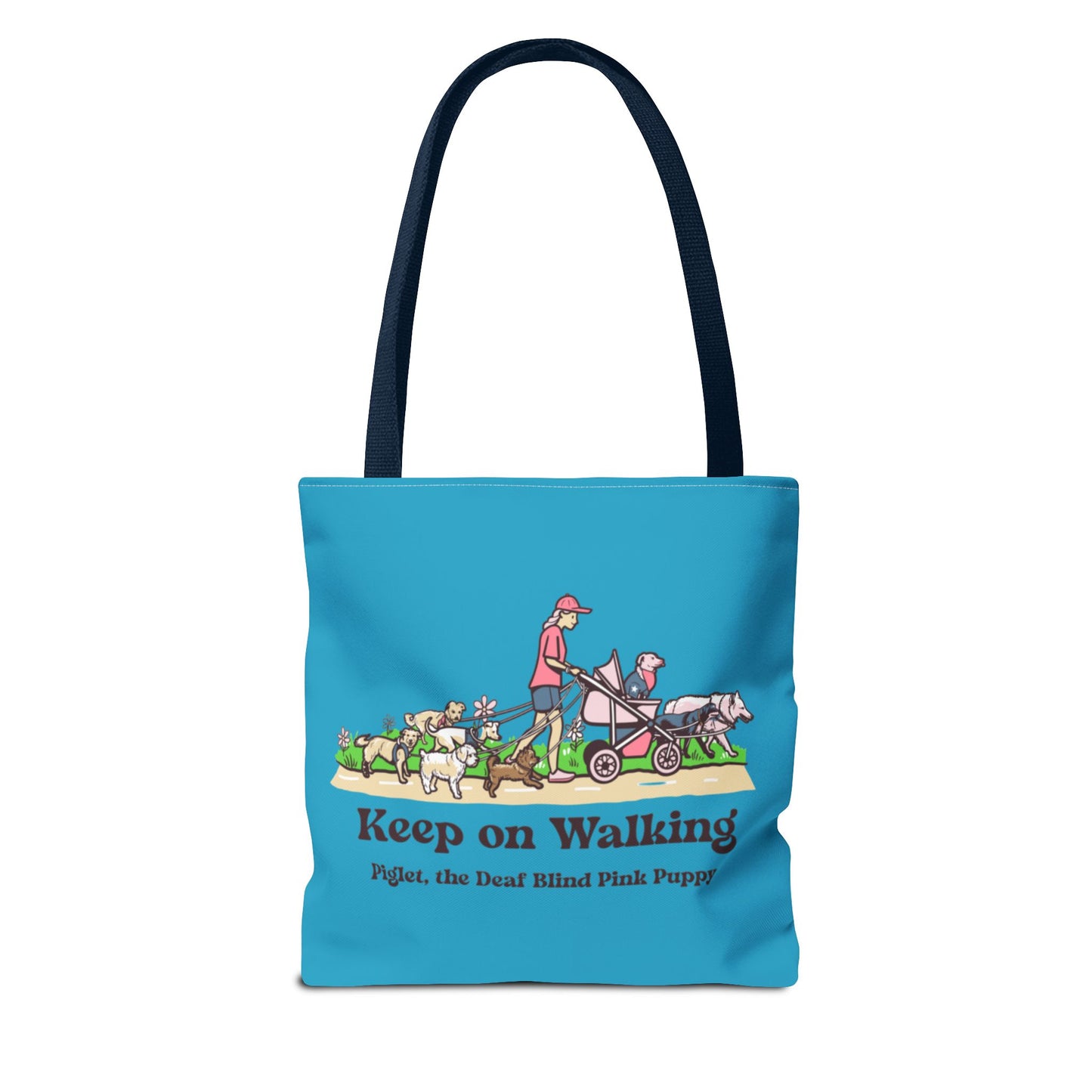 Piglet West Coast Tour tote bag with Bonus Keep on Walking Design