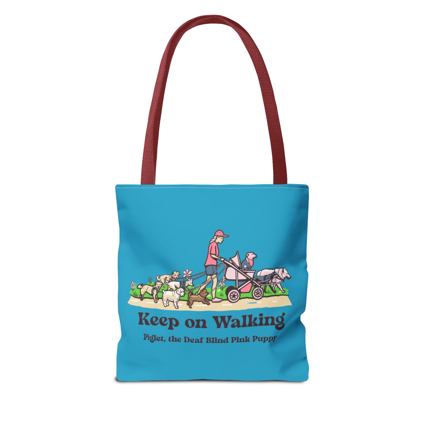 Piglet West Coast Tour tote bag with Bonus Keep on Walking Design