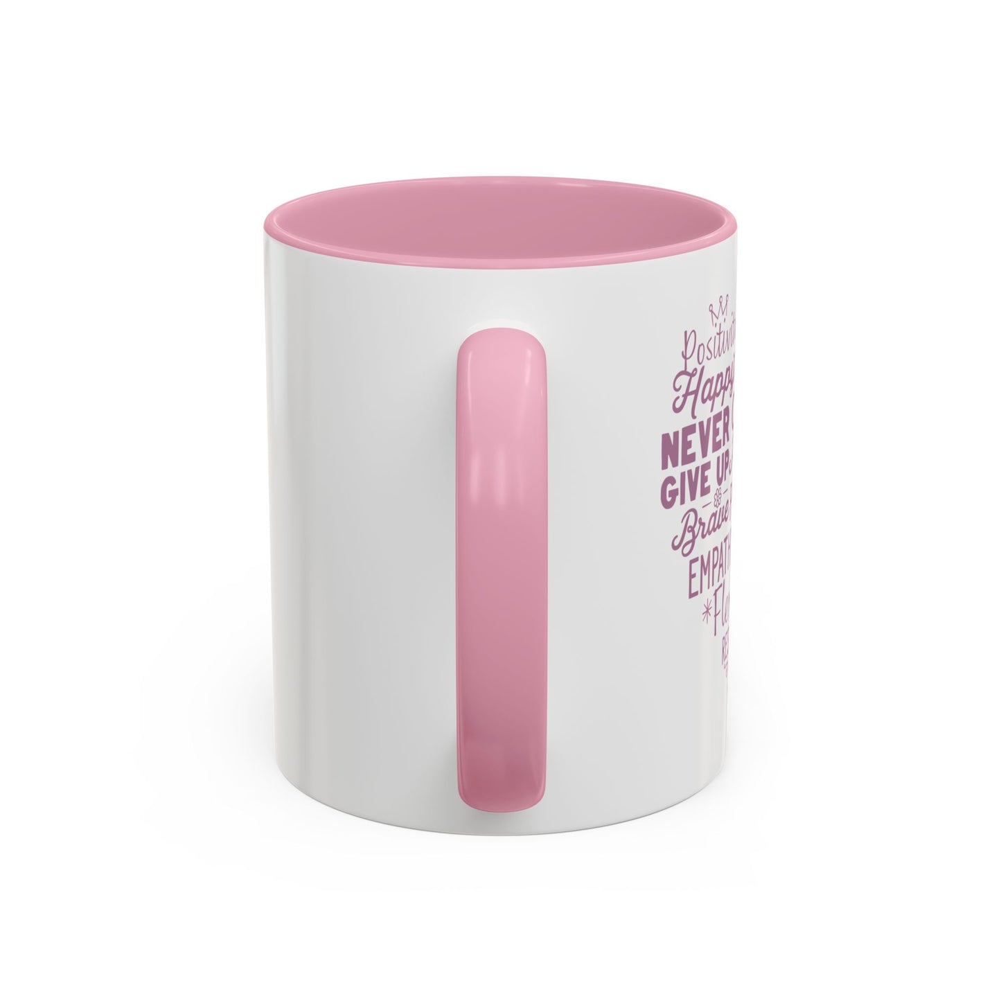 Inspirational Piglet Mindset Heart Mug — Encouraging Words Coffee Cup (11oz & 15oz)