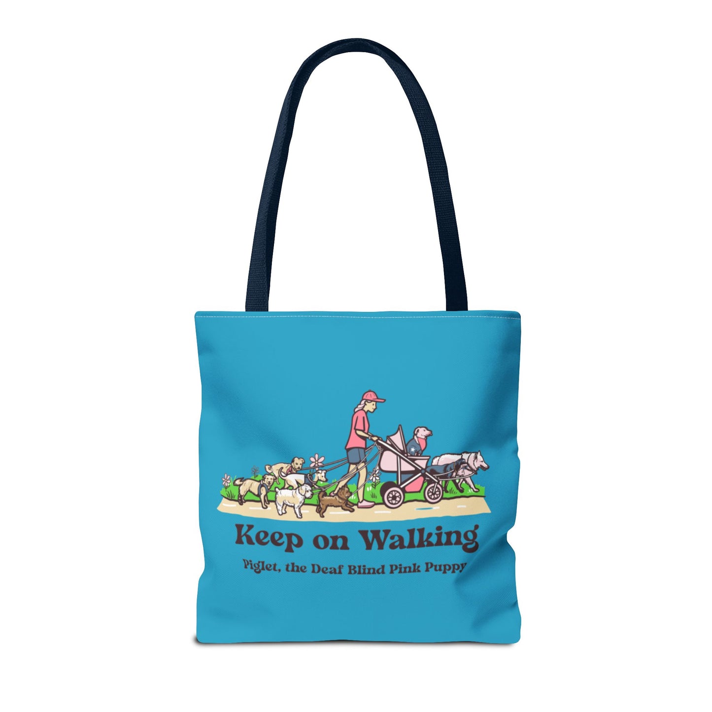 Piglet West Coast Tour tote bag with Bonus Keep on Walking Design