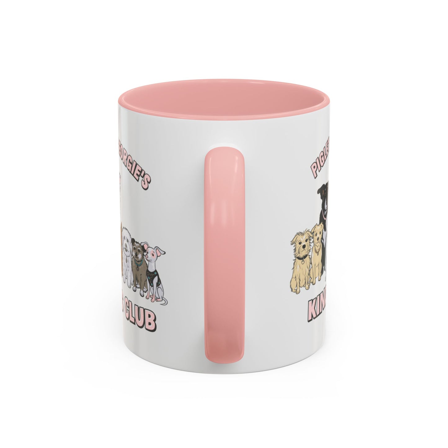 Piglet and Georgie's Kindness Club Accent Coffee Mug (11, 15oz)