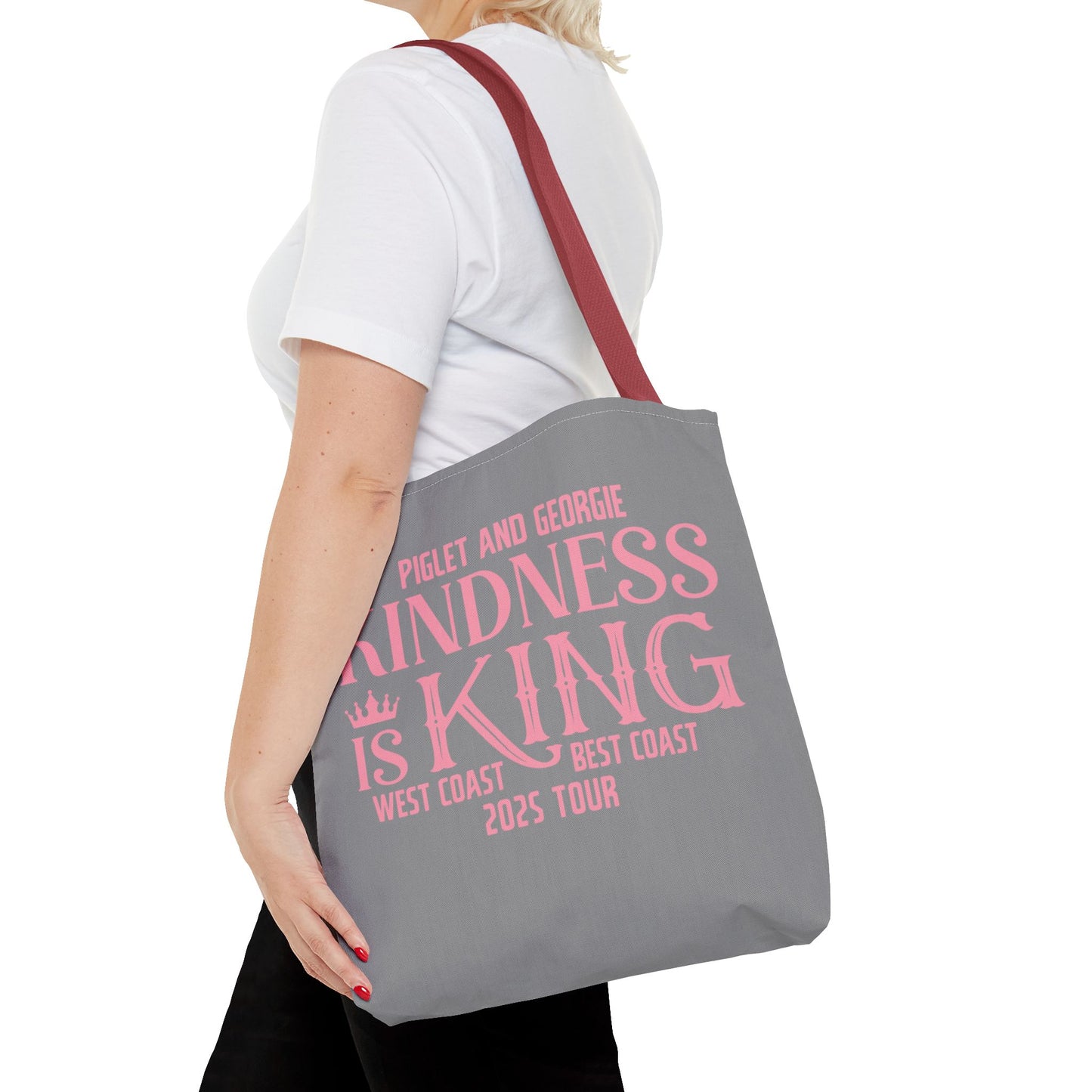 Copy of Piglet West Coast Tour tote bag with Bonus Keep on Walking Design