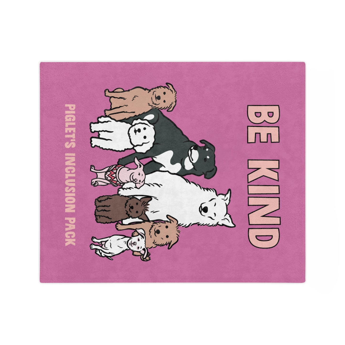 Be Kind with Piglet's Inclusion Pack, Velveteen Microfiber Blanket