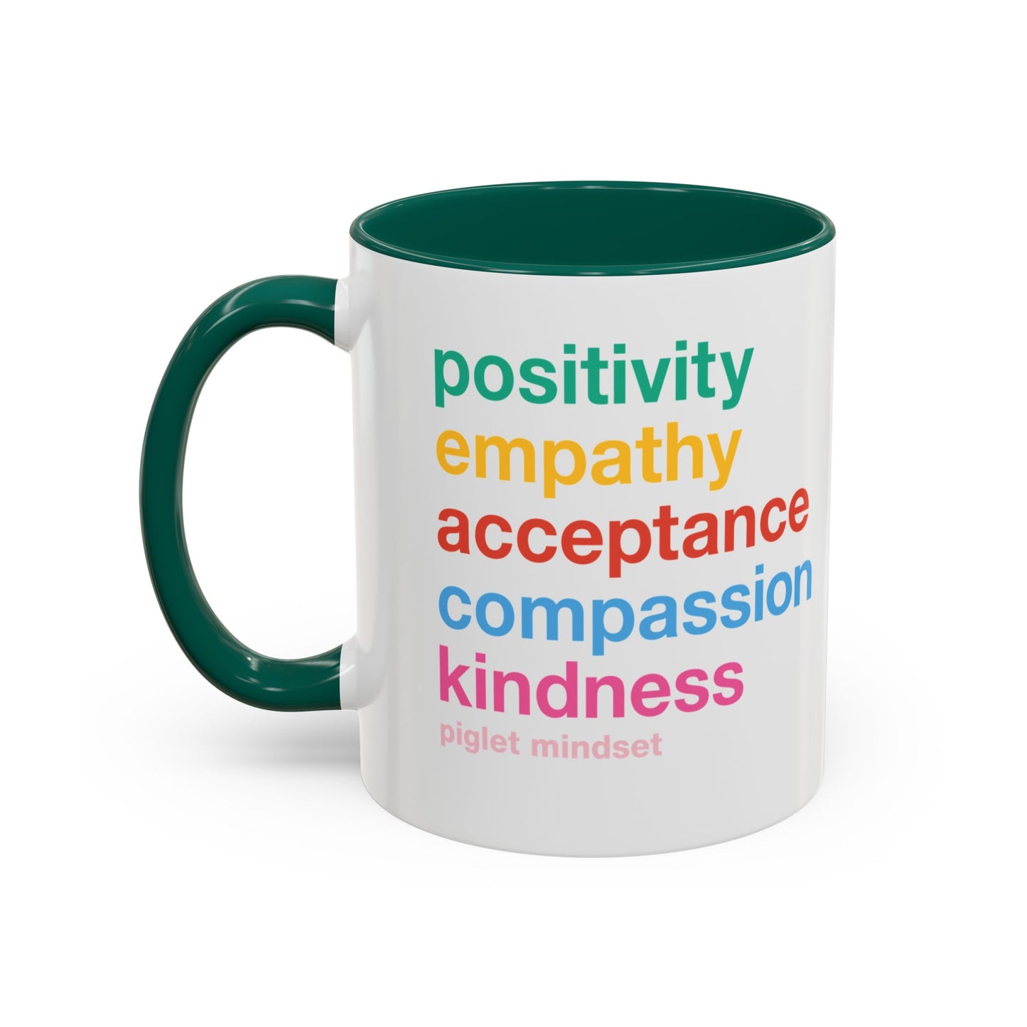 Colorful Piglet the Dog Portrait Mug (11oz & 15oz) — Vibrant Canine Art Coffee Cup