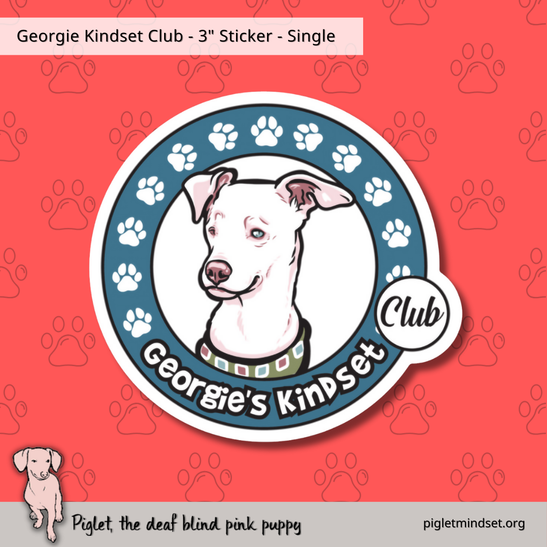 Georgie Kindset 3 inch sticker Single