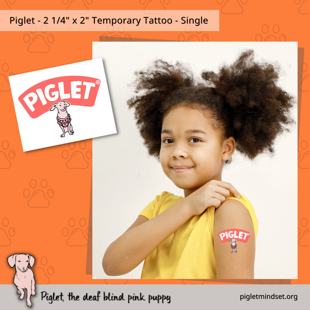Piglet Temporary Tattoo Single