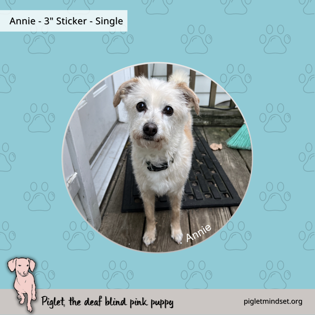 Annie 3 inch sticker single