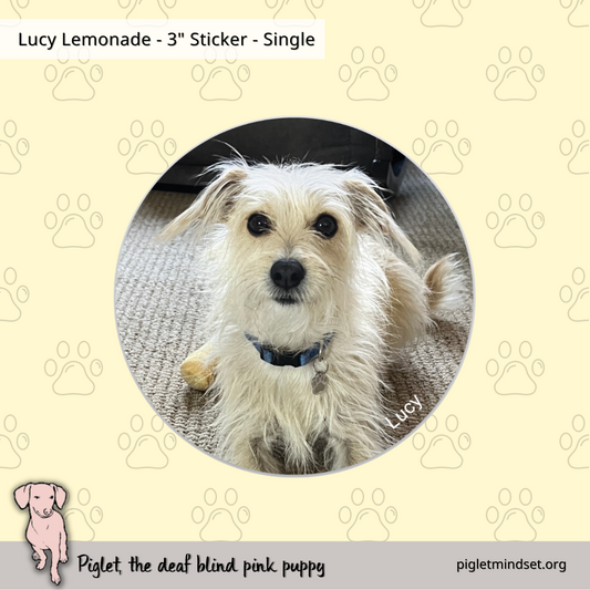 Lucy Lemonade 3 inch sticker single