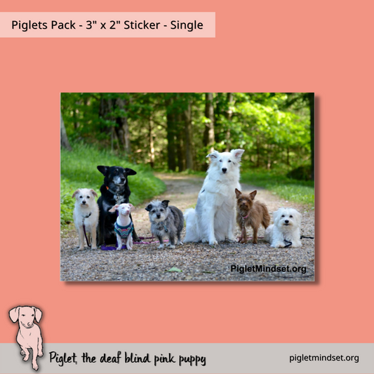 Piglets Inclusion Pack - 3" Sticker