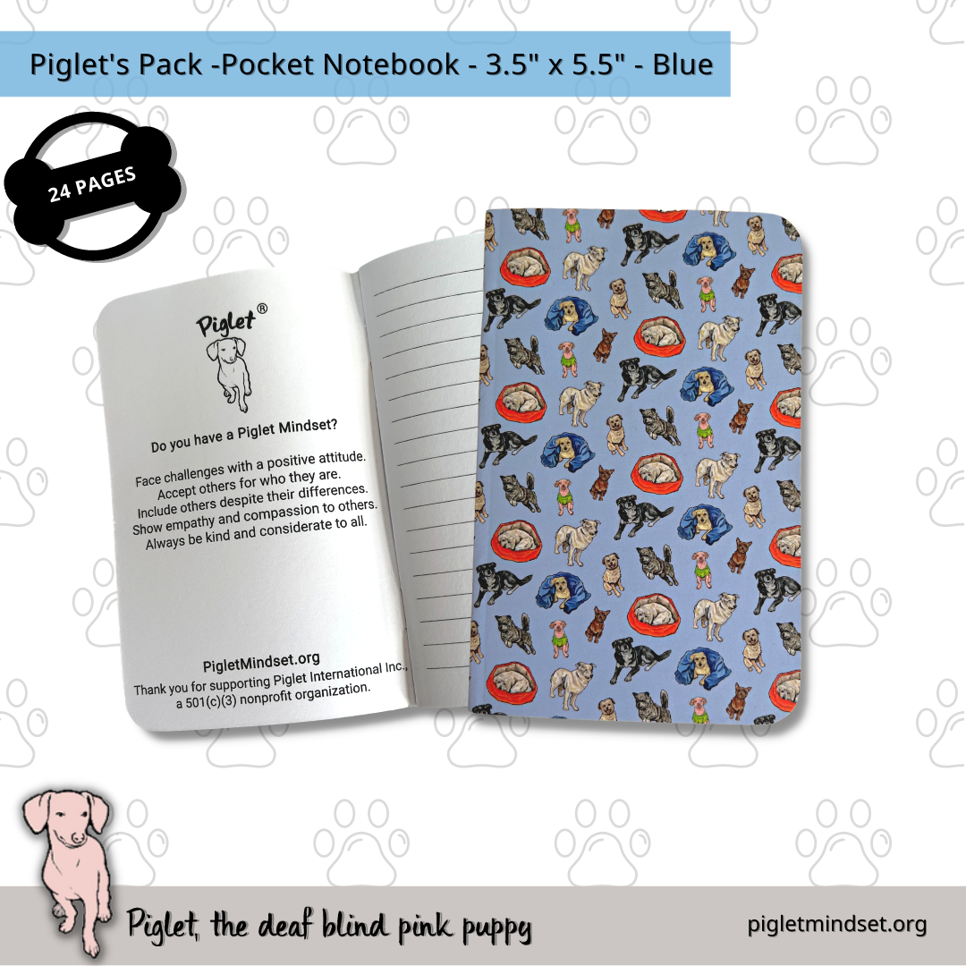 Piglet's Inclusion Pack - Pocket Notebook - 3" x 5"